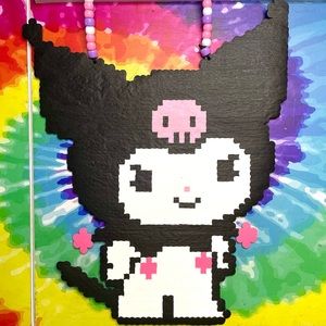 Kuromi Perler Necklace